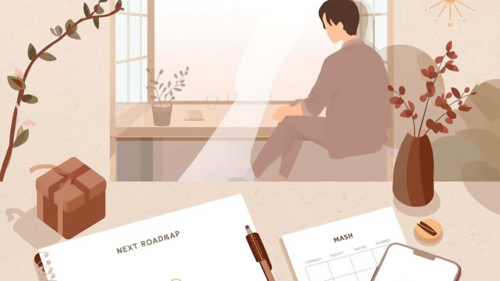 ロードマップと予定帳で結婚を意識した次の一歩を表すマリッシュ・レビュー向けアイキャッチ