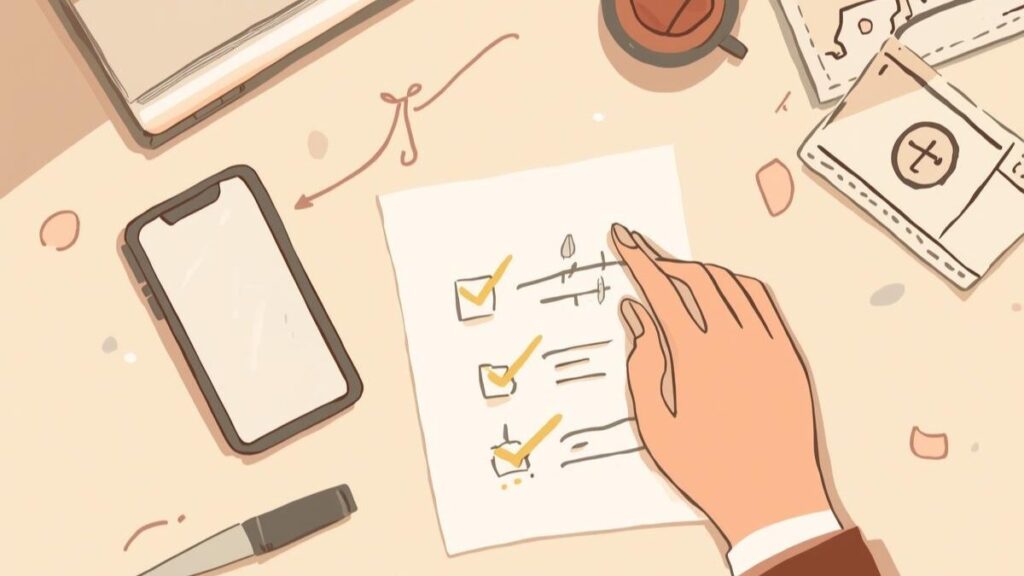 ワクワクメールのレビューのまとめとして、日本人がコスパ・安全・進め方の要点を整理する俯瞰画像